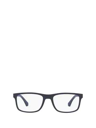 Emporio Armani Eyeglasses In Matte Blue