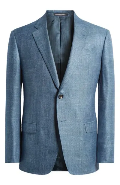 Emporio Armani G-line Sport Coat In Teal