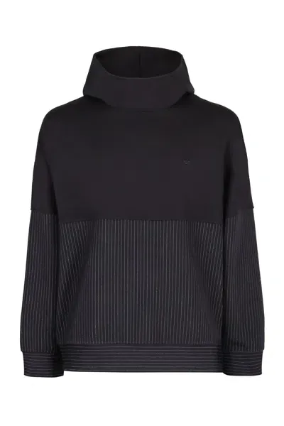 Emporio Armani Hooded Sweatshirt In Multi