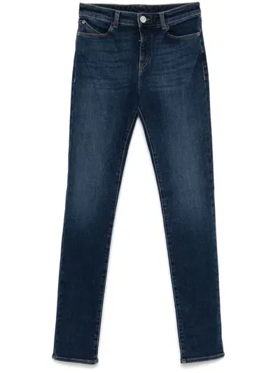 Emporio Armani J18 Jeans In Blue