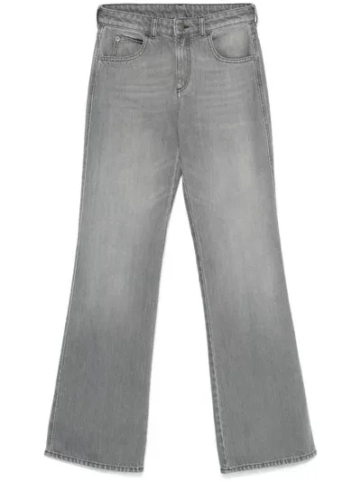 Emporio Armani J9d Flared Jeans In Grey