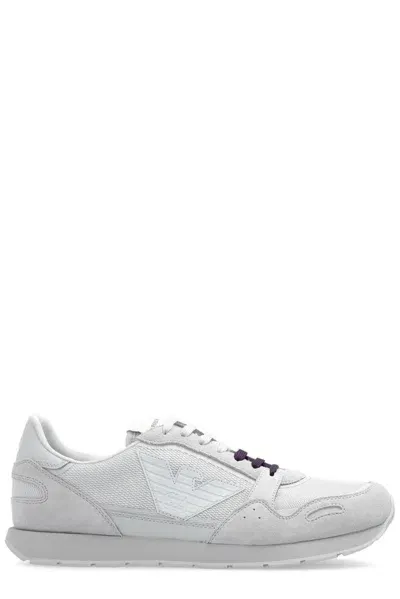 Emporio Armani Logo Patch Low In Grey