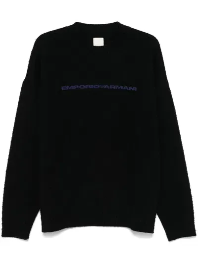 Emporio Armani Logo Wool Sweater