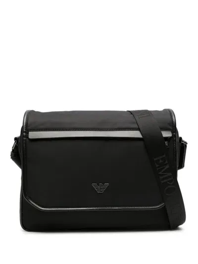 Emporio Armani Man`s Messenger Bags In Green