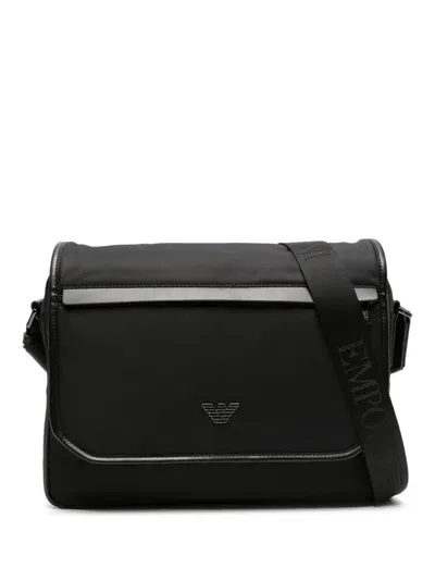 Emporio Armani Man`s Messenger In Green