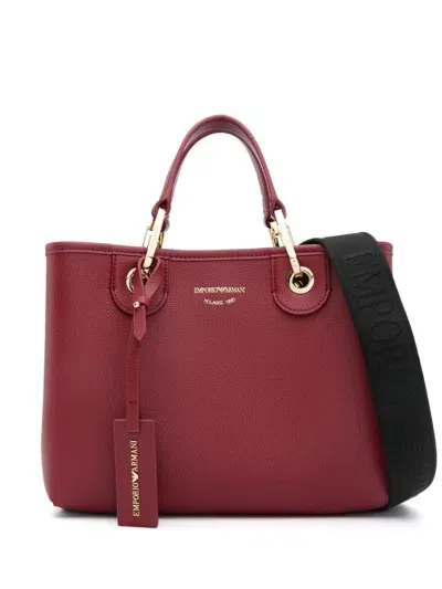 Emporio Armani My Ea Small Tote Bag In Red