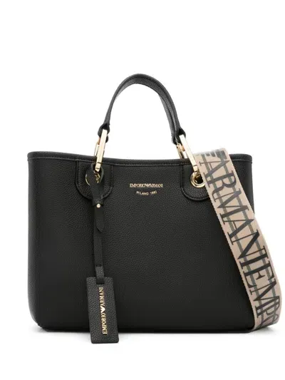 Emporio Armani My Ea Tote Bag In Black