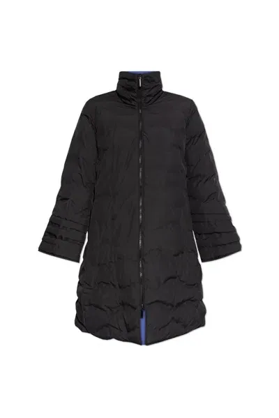 Emporio Armani Reversible Padded Coat In Black