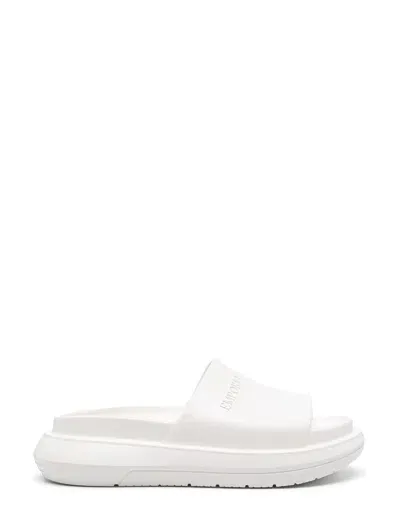 Emporio Armani Sandals Beige In White