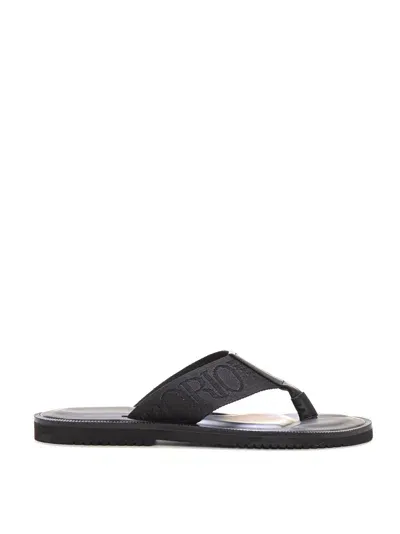 Emporio Armani Sandals In Black