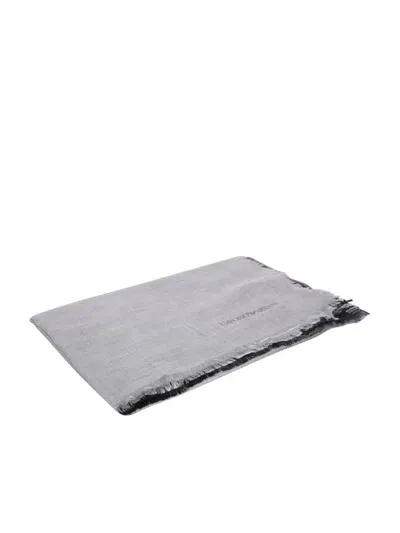 Emporio Armani Scarves In Grey