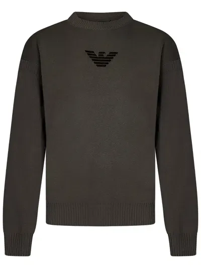 Emporio Armani Sweater In Grey