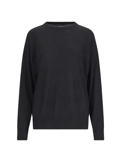 Emporio Armani Sweater In Black  