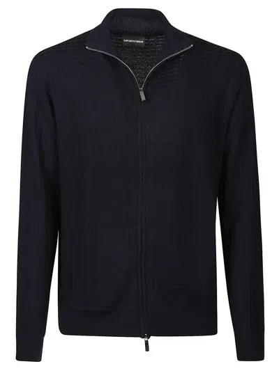 Emporio Armani Sweater In Blue