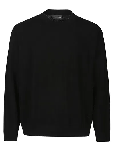 Emporio Armani Sweater In Black