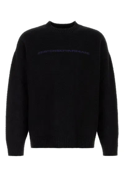 Emporio Armani Sweater-l Nd  Male In Black