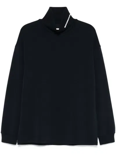 Emporio Armani Logo-print Sweater In Black