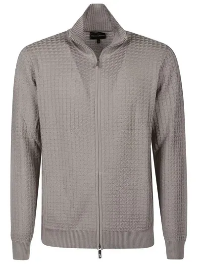 Emporio Armani Sweaters In Grey