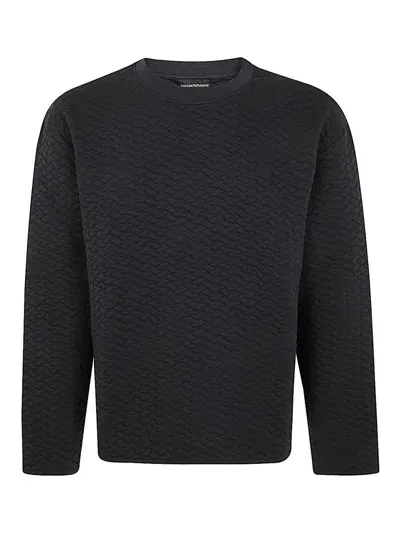 Emporio Armani Sweatshirt In Azul