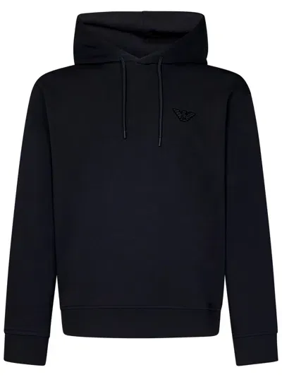 Emporio Armani Sweatshirt In Blue