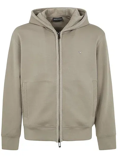 Emporio Armani Sweatshirt In Brown