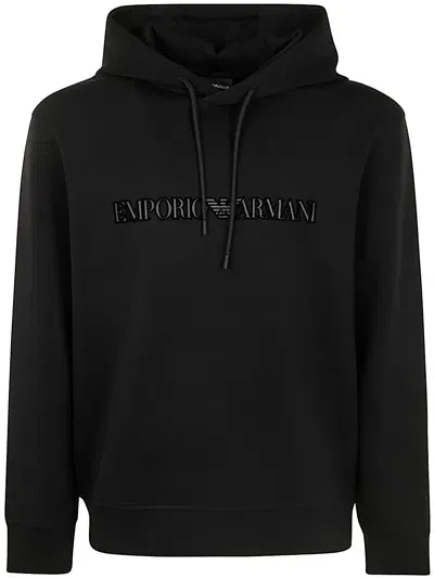 Emporio Armani Sweatshirt In Black