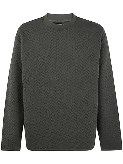 Emporio Armani Sweatshirt In Brown