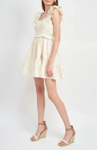 En Saison Collette Minidress In White