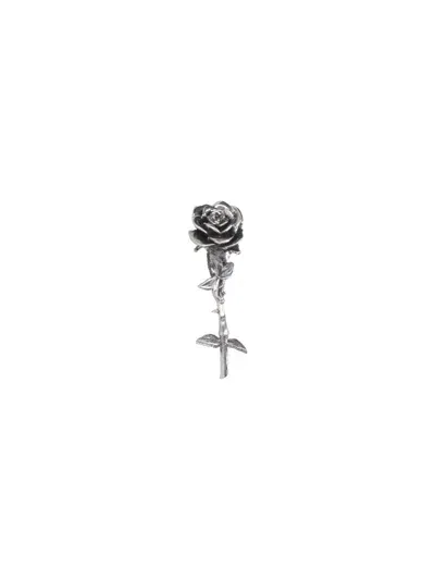 Enfants Riches Deprimes ‘rose' Single Earring In Metallic