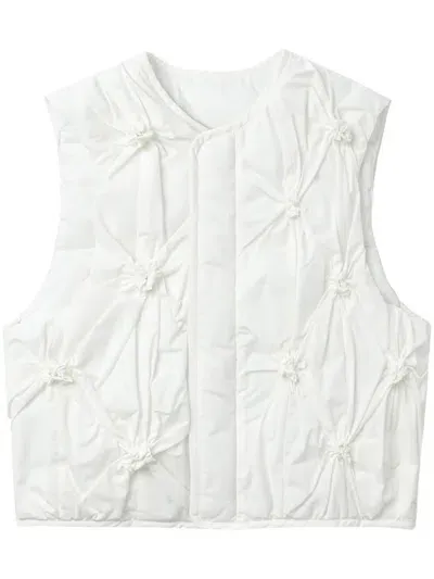 Enföld Flower-gather Vest In White