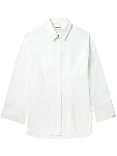 Enföld Long Sleeve Shirt In White