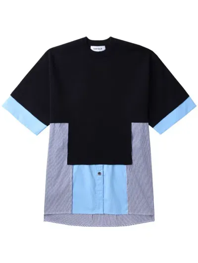 Enföld Patchwork Top In Blue