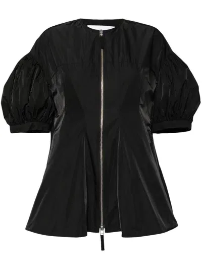 Enföld Peplum Jacket In Black