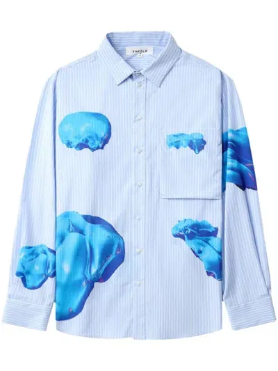 Enföld Printed Shirt In Blue