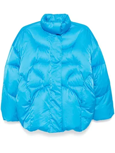 Enföld Puffer Jacket In Blue