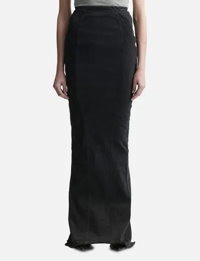 Entire Studios Channel Skirt In Black