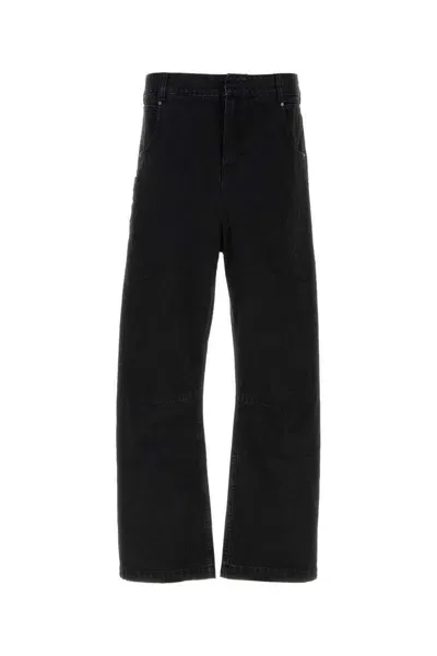 Entire Studios Gem Wide-leg Jeans In Black