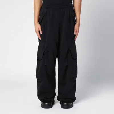 Entire Studios Organic Cotton Black Cargo Trousers