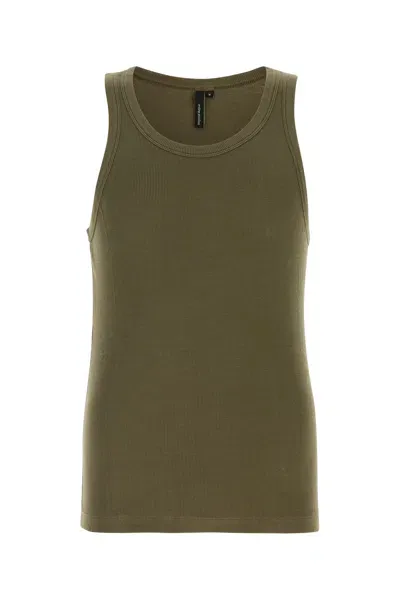 Entire Studios Rib Tank-m Nd  Male In Green