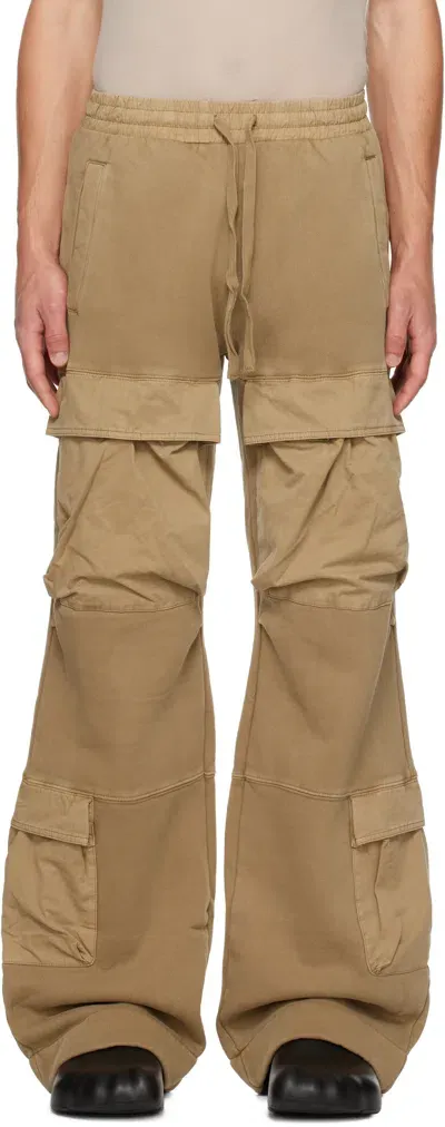 Entire Studios Tan Utility Cargo Pants In Cork