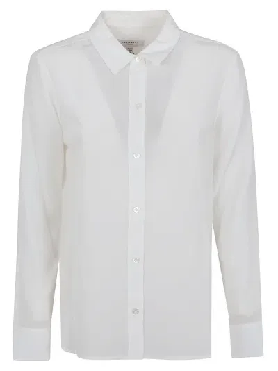 Equipment Leema Women Shirt Long Sleeves In Bianco