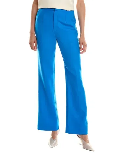 Equipment Cassian High-waisted Trousers In Directoire Blue