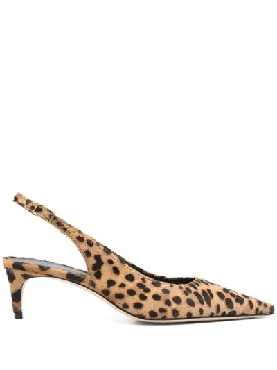 Eraldo 55mm Leopard-print Pumps In Neutrals