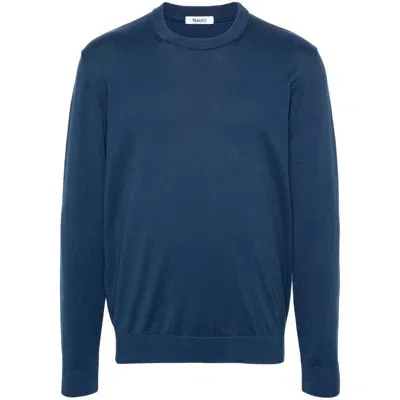 Eraldo Long-sleeve Cotton Jumper In Blue