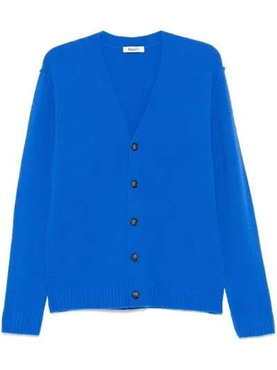 Eraldo Wool Cardigan In Blue