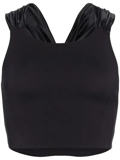 Eres Ada Crop Top In Black