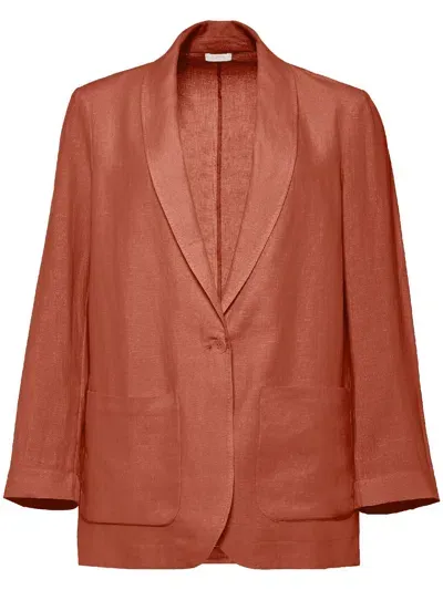 Eres Formidable Linen Blazer In Poudre_de_soleil