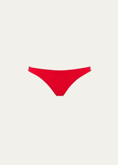 Eres Fripon Plain Bikini Bottoms In Red