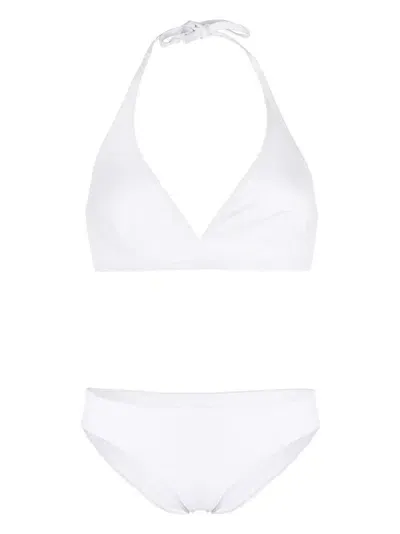 Eres Gang Halterneck Bikini In White