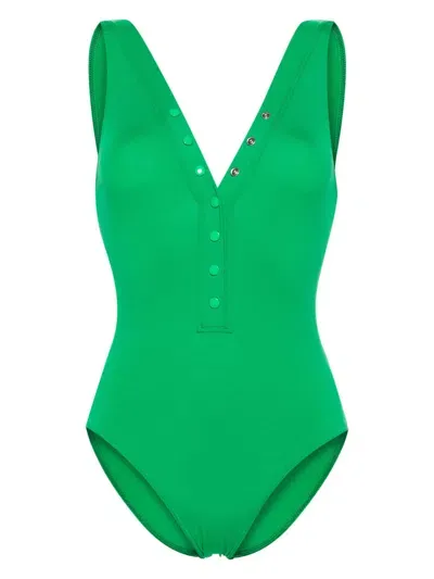 Eres One Piece With Buttons In Green